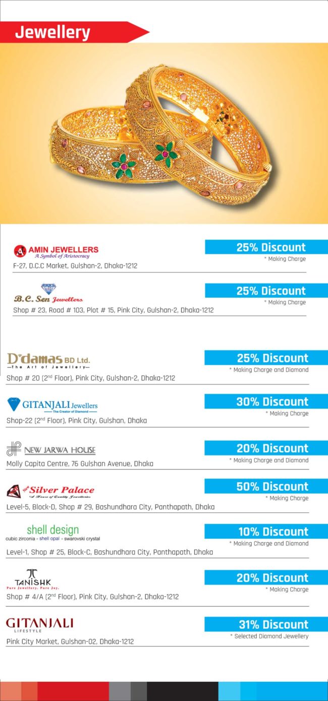 Up to 50% Discount on Jewellery with your Prime Bank Credit Card