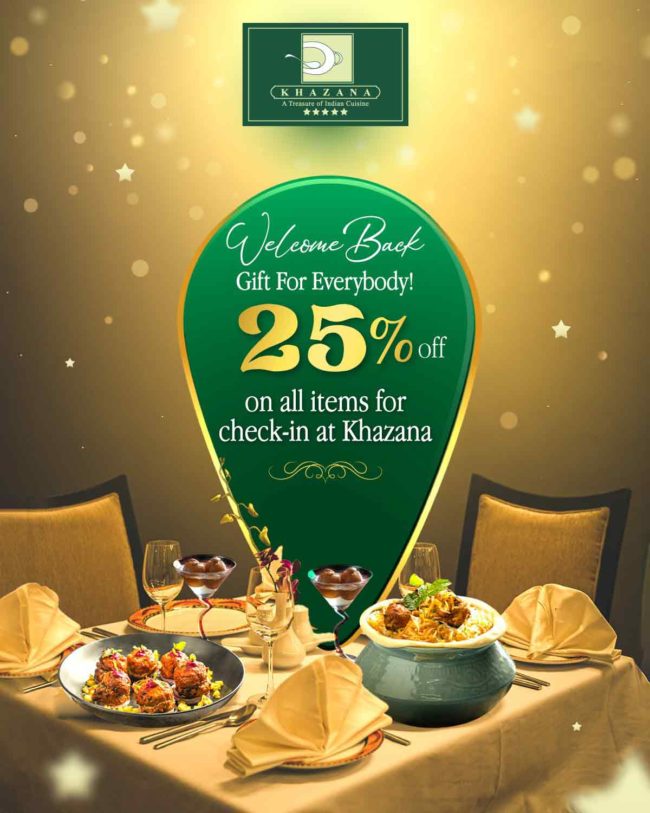 25% Discount on All Items at Khazana