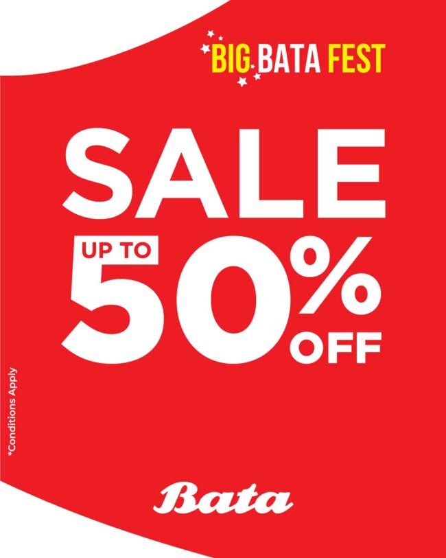 Bata Fest Sale | Up to 50% Discount at Bata