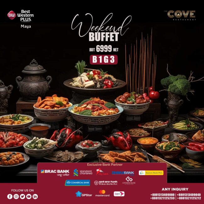 Buy 1 Get 3 Free Buffet at Best Western PLUS Maya